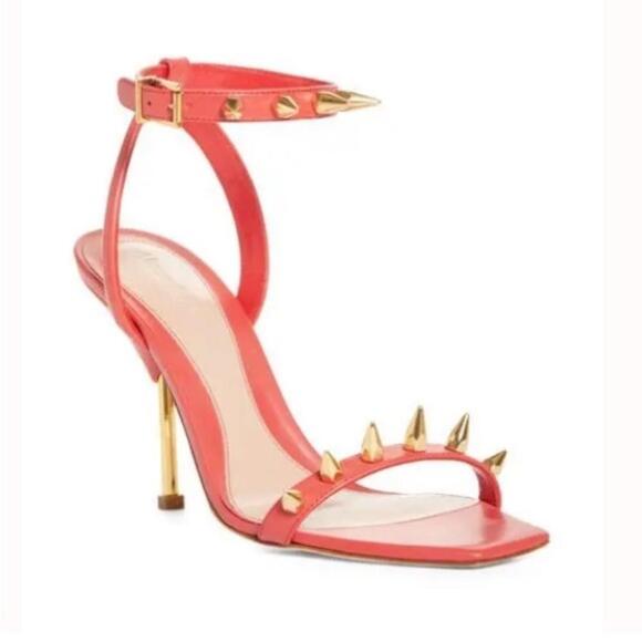 Alexander McQueen Shoes - Alexander McQueen Punk stud Leather ankle‎ strap sandals size 36.5EU